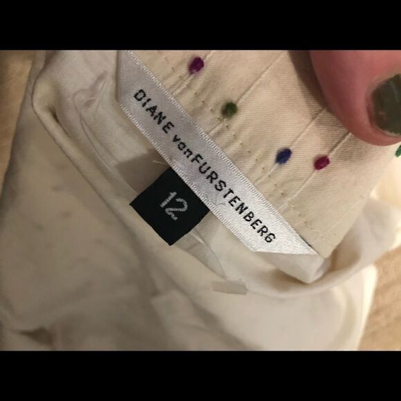 Size 12 Diane Von furstenberg CD Confettti Mini Skirt my - Picture 5 of 6